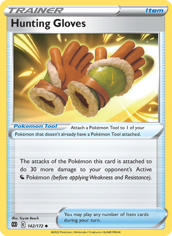 Hunting Gloves - Pokémon TCG Card