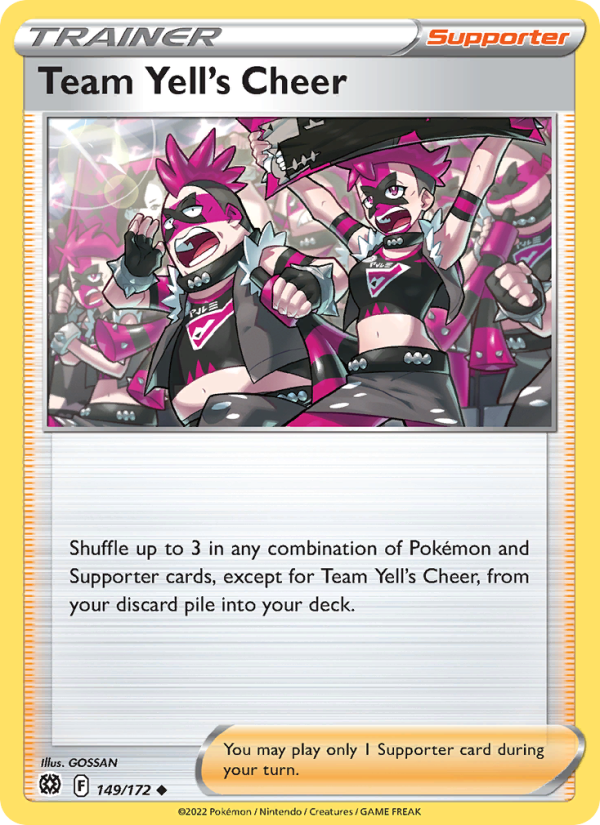 Team Yell's Cheer - Pokémon TCG Card