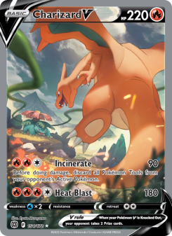 Charizard V - pokemon TCG Card