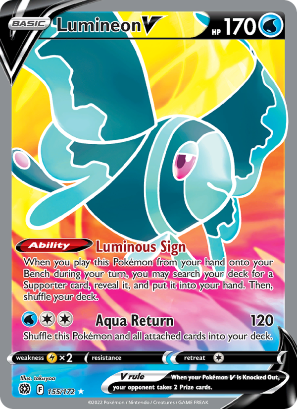 Lumineon V - Pokémon TCG Card