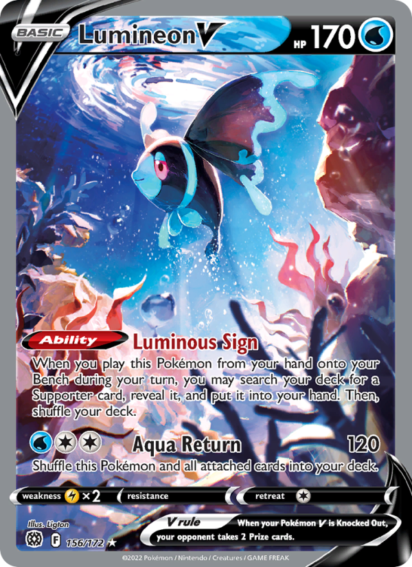 Lumineon V - Pokémon TCG Card