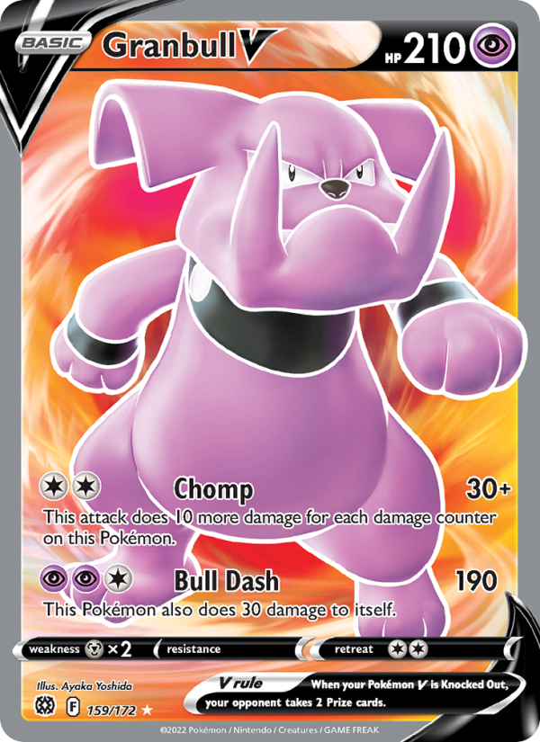 Granbull V - Pokémon TCG Card