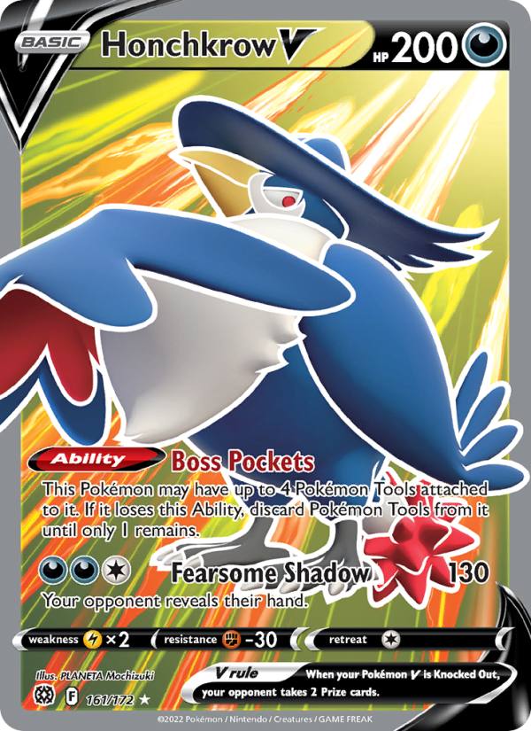 Honchkrow V - Pokémon TCG Card