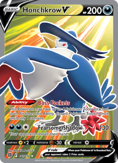 Honchkrow V - pokemon TCG Card