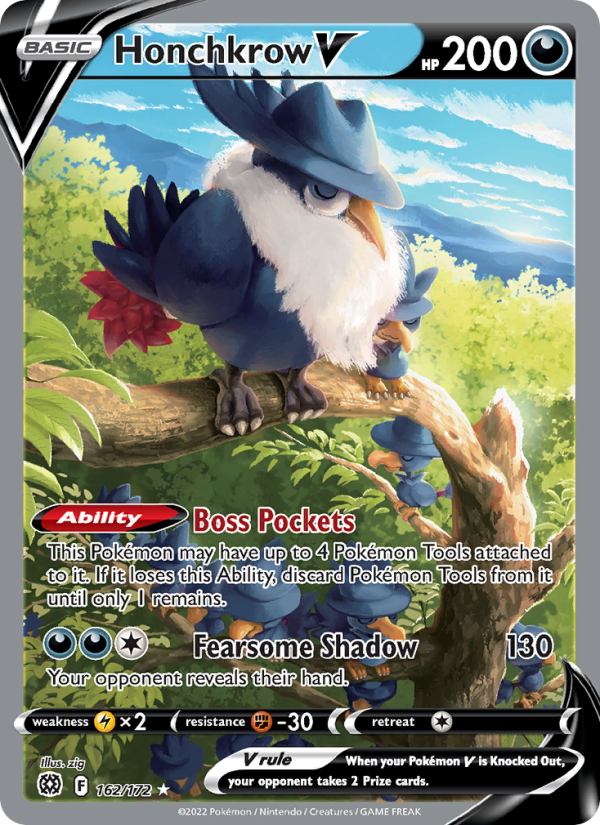 Honchkrow V - Pokémon TCG Card