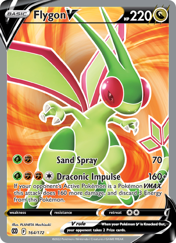 Flygon V - Pokémon TCG Card