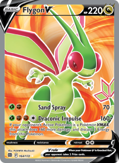 Flygon V - pokemon TCG Card