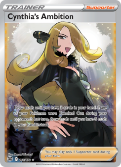 Cynthia's Ambition - pokemon TCG Card