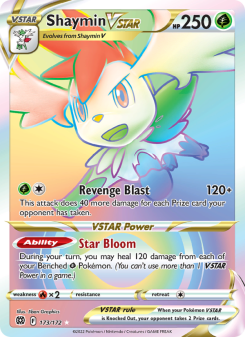 Shaymin VSTAR - pokemon TCG Card