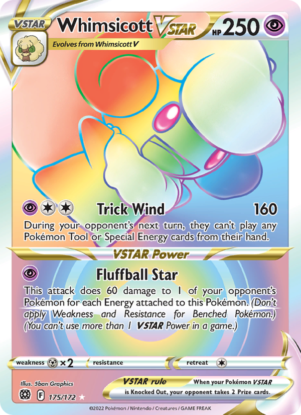 Whimsicott VSTAR - Pokémon TCG Card