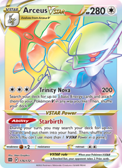 Arceus VSTAR - pokemon TCG Card