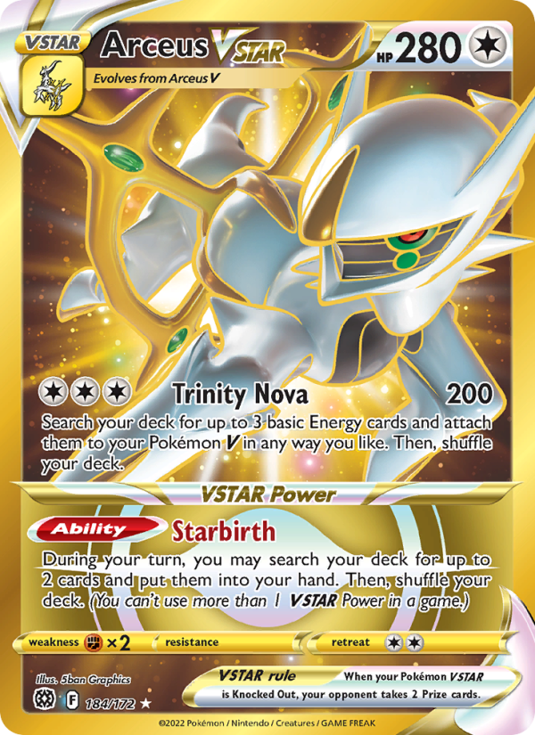Arceus VSTAR - Pokémon TCG Card