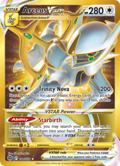 Arceus VSTAR - pokemon TCG Card