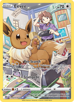 Eevee - pokemon TCG Card
