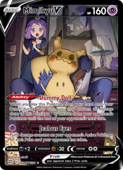 Mimikyu V - pokemon TCG Card