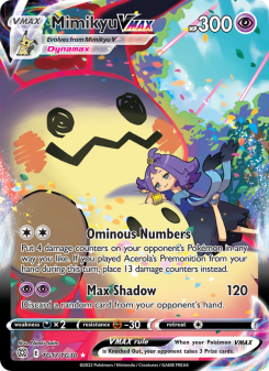 Mimikyu VMAX - pokemon TCG Card