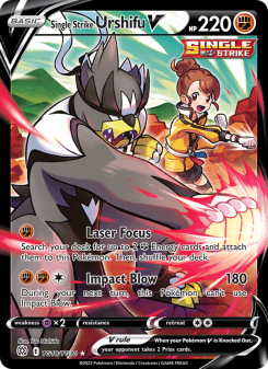 Single Strike Urshifu V - pokemon TCG Card