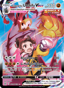 Single Strike Urshifu VMAX - pokemon TCG Card