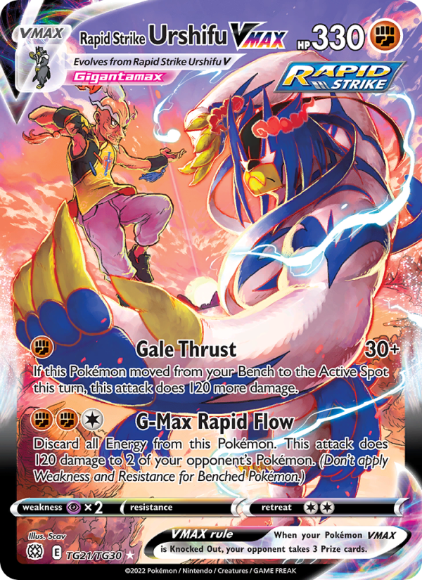 Rapid Strike Urshifu VMAX - Pokémon TCG Card
