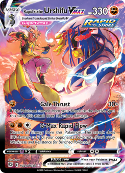 Rapid Strike Urshifu VMAX - pokemon TCG Card