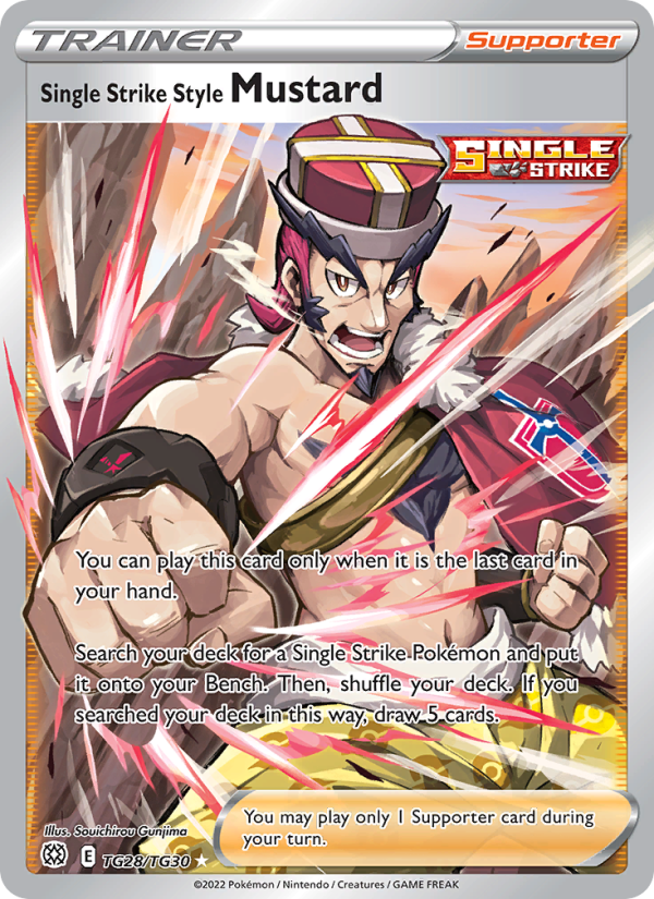 Single Strike Style Mustard - Pokémon TCG Card