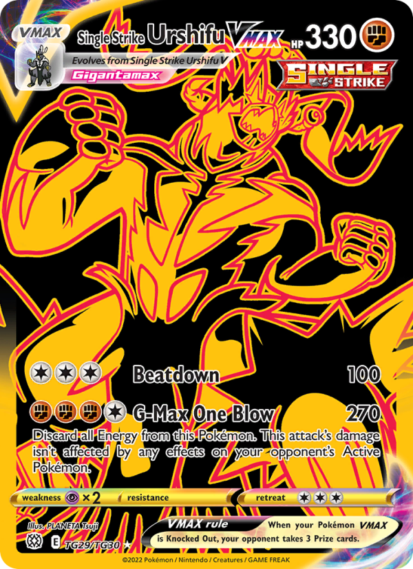 Single Strike Urshifu VMAX - Pokémon TCG Card