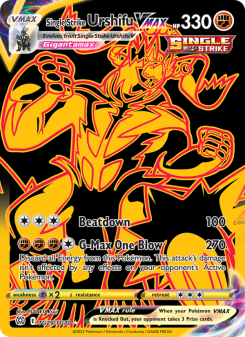 Single Strike Urshifu VMAX - pokemon TCG Card