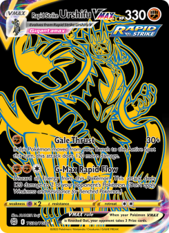 Rapid Strike Urshifu VMAX - pokemon TCG Card
