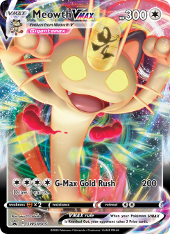 Meowth VMAX - pokemon TCG Card