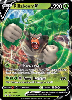 Rillaboom V - pokemon TCG Card