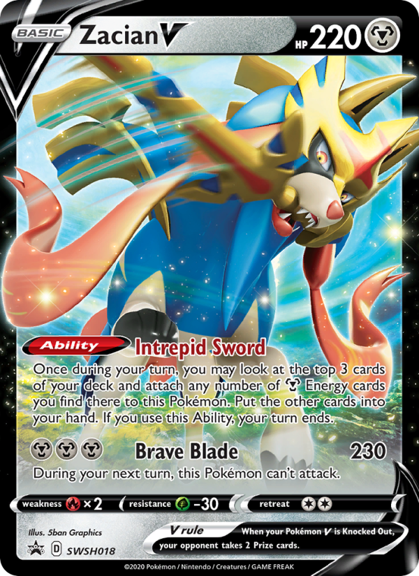 Zacian V - Pokémon TCG Card