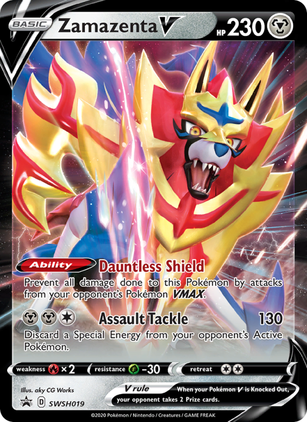 Zamazenta V - Pokémon TCG Card