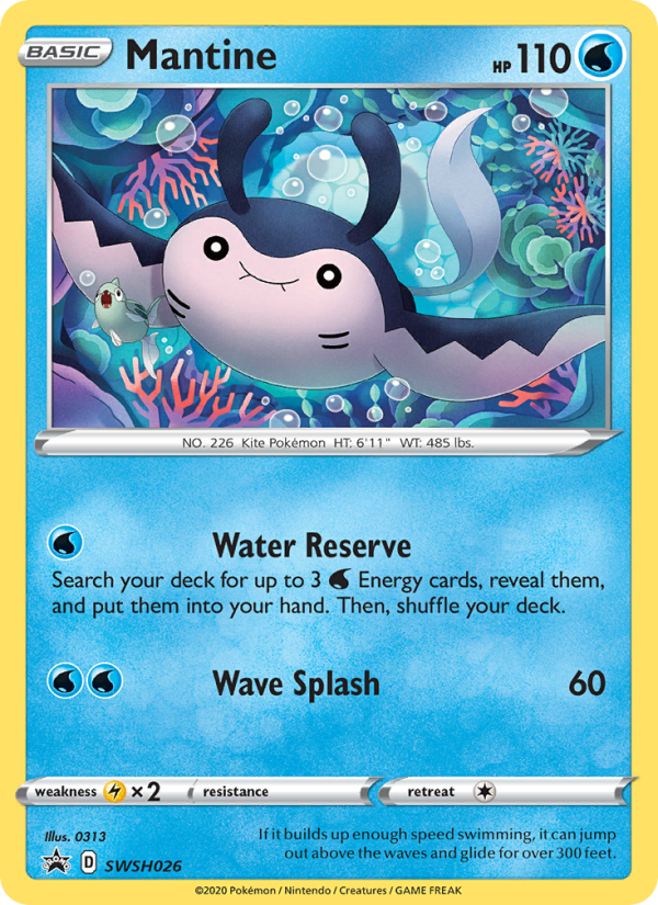Mantine - Pokémon TCG Card