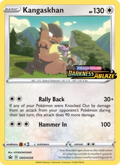 Kangaskhan - pokemon TCG Card