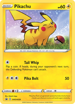 Pikachu - pokemon TCG Card