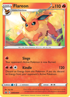 Flareon - pokemon TCG Card
