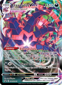 Eternatus VMAX - pokemon TCG Card