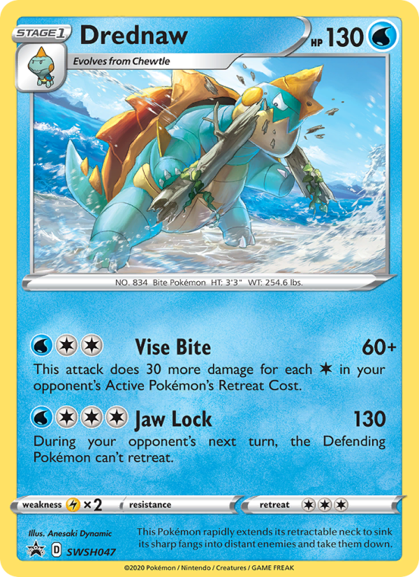 Drednaw - Pokémon TCG Card