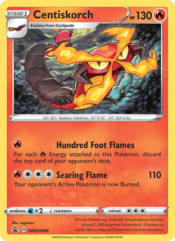 Centiskorch - Pokémon TCG Card