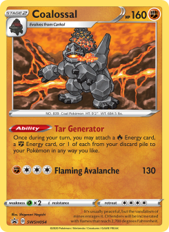 Coalossal - pokemon TCG Card