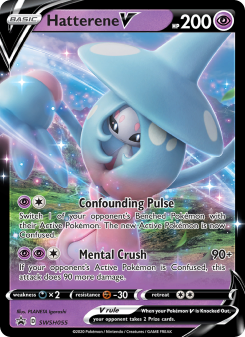 Hatterene V - pokemon TCG Card