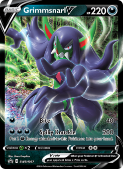 Grimmsnarl V - pokemon TCG Card