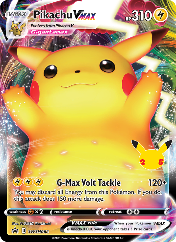 Pikachu VMAX - Pokémon TCG Card