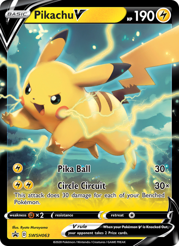 Pikachu V - Pokémon TCG Card
