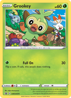 Grookey - pokemon TCG Card
