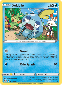 Sobble - pokemon TCG Card