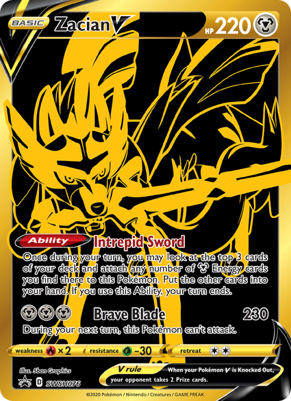 Zacian V - Pokémon TCG Card