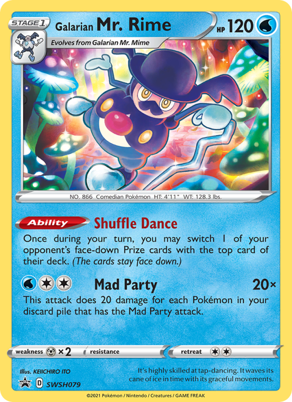 Galarian Mr. Rime - Pokémon TCG Card