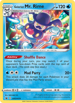 Galarian Mr. Rime - pokemon TCG Card