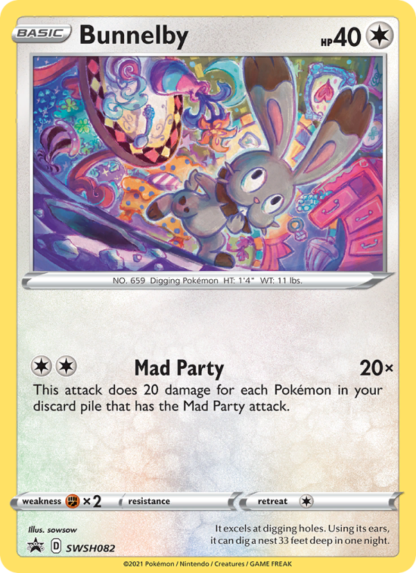 Bunnelby - Pokémon TCG Card